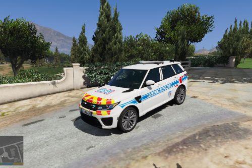 Range Rover SVR french police municipale 
